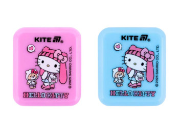Точилка прямокутна з контейнером Hello Kitty, пластикова, 2 вида (ціна за 1шт), Kite