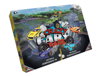 Настольная игра Crazy Cars Race. Danko Toys DTG94R