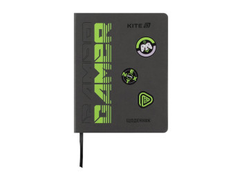 Щоденник шкільний Gamer K25-264-1, тверда обкладинка PU, Kite