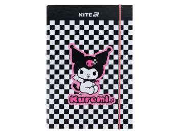 Папка для зошитів на гумці, картон, формат B5, дизайн Kuromi, Kite