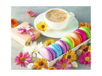Алмазная картина Colored macarons 40х50 см, Strateg