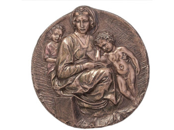 Медальон Мария с Иисусом 22 см, Veronese 75383A4