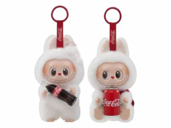 М’яка іграшка Лабубу з Coca-Cola, 17 см, 2 вида (ціна за 1шт)