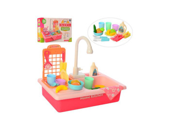 Кухня игровая с водой WD-P42, 39,5 см, льющаяся вода, Limo Toy