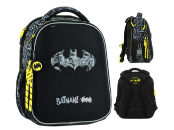 Рюкзак шкільний підлітковий каркасний DC Batman Kite DC26-555S