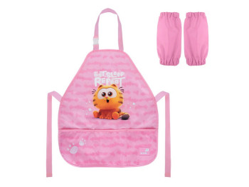 Фартух з нарукавниками Kite Education Garfield, водовідштовхувальний, 55×47 см