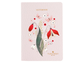 Книга записная А6 Axent Secret Garden 8711-2-A-TR, 60 листов, клетка