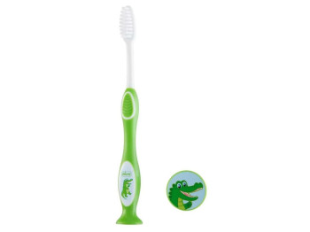Зубна щітка зелена 3-6 років. Chicco 09079.20.20