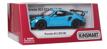 Машинка металлическая инерционная Porsche 911 GT2 RS. Kinsmart KT 5408W Уценка