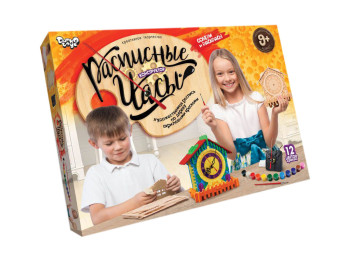 Набір креативної творчості Розписний Годинник конструктор, Danko Toys