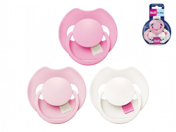Пустышка силиконовая динамическая LOVI Prime 6-18 мес 3 шт Peony Pink, LOVI 34/455