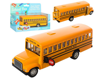 Автобус металлический инерционный School Bus. Kinsfun KS 6501 W