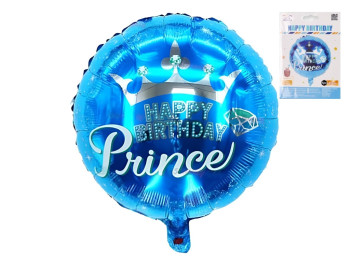 Шарик воздушный фольгированный круглый «Happy Birthday Princess», 45 см