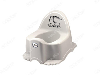 Горшок ЕСО-Слоник серый. Tega Baby SL-001-162
