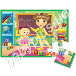 М'які пазли Дівчинка учитель А5, Vladi Toys