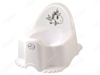 Горшок ECO-Единорожок белый. Tega Baby JD-001-103