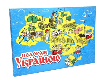 Настольная игра Путешествие Украиною. Strateg 59 Уценка