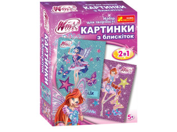 Набор для творчества Картинка из блесток 2 в 1, Муза и Блум, Винкс 7, Ranok Creative