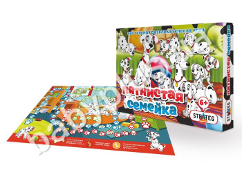 Настольная игра Пятнистая семейка, в коробке, Strateg