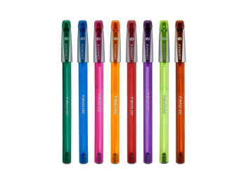 Ручка шариковая Trio Neon DC синяя. Unimax UX-107-02