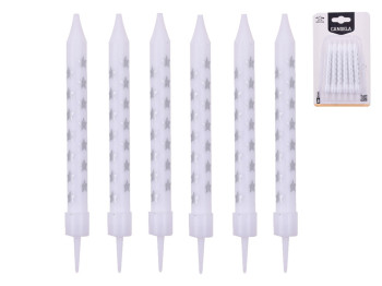 Набір свічок для торта, 9,2см, 6 шт