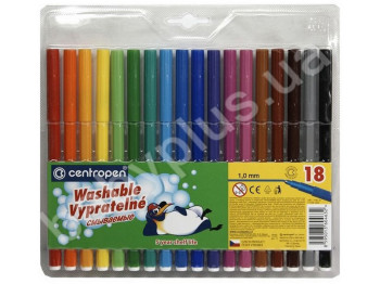 Набор Фломастеров 18 цветов. CENTROPEN