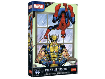 Пазлы Trefl Marvel Heroes "Человек-паук и Росомаха", 1000 элементов