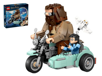 Конструктор LEGO Harry Potter Поездка Хагрида и Гарри на мотоцикле, 617 деталей