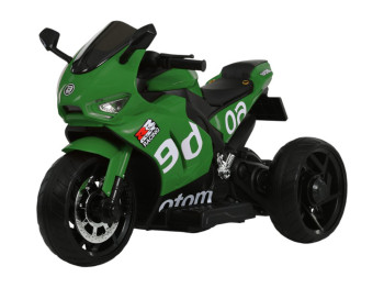 Електромотоцикл дитячий M 6265EL-5, зелений, зі світлом, музикою та Bluetooth, Bambi Racer