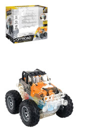 Машинка джип инерционная Offroad, 13 см, светящийся,  Уценка