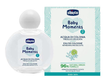 Одеколон детский освежающий Baby Moments 100 мл. Chicco 10599.00