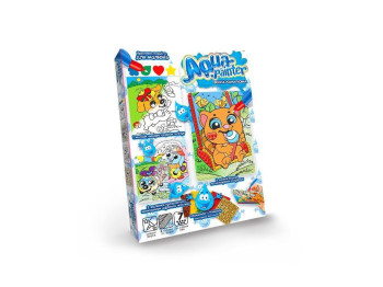 Креативна творчість для малюків Водна розмальовка AQUA PAINTER, Danko Toys