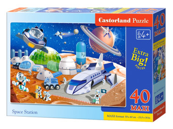 Пазли Космічна станція, 40 елементів, Castorland