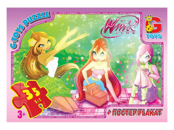 Пазли картонні WinX Club, 35 елементів, G-Toys