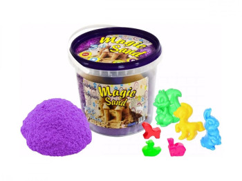 Кинетический песок Magic Sand бузочный, 1 кг, для лепки, Strateg