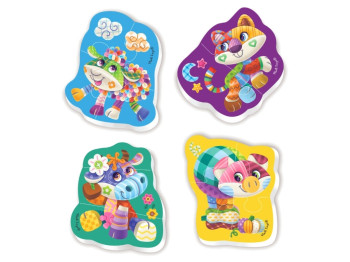 Бебі пазли, Чудо ферма, 3-4 елемента, Vladi Toys