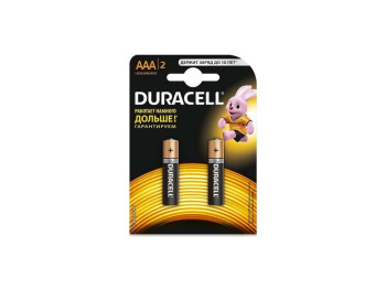 Элемент питания (батарейка) DURACELL LR3 (AAA) 2штупак, DURACELL s.58170
