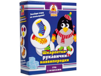 Игра настольная Crazy Koko Носки-перчатки. Vladi Toys VT8025-05