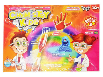Безпечний освітній набір для проведення дослідів CHEMISTRY KIDS, Danko Toys