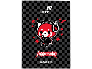Щоденник шкільний Kite Aggretsuko AR26-262, тверда обкладинка