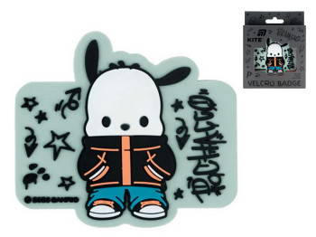 Бейдж на липучці Pochacco, 7,3×6,4 см, гумовий, Kite