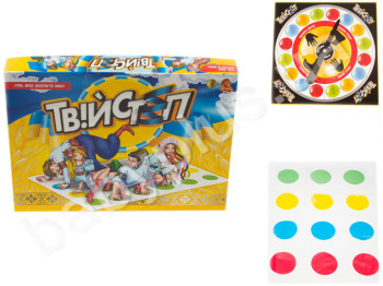 Плитка на гра Твістеп. DankoToys DTG14. Укр (Пошкоджена коробка)