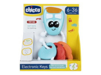 Брязкальце музичне "Електронні ключі",  Chicco