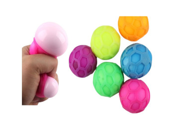Игрушка антистресс мячик-сквиш, силиконовый, 6 цветов (цена за 1 шт)
