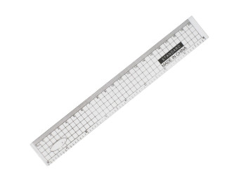 Линейка прозрачная STANDARD 20 см, ST00308 (цена за 1шт)
