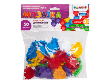 Мозаїка-складайка мала №7, 23 см, 50 деталей, BAMSIC