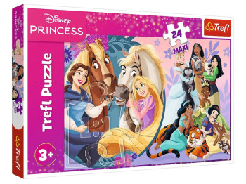 Пазлы Trefl Maxi Disney Princess Улыбка дружбы, 24 элемента