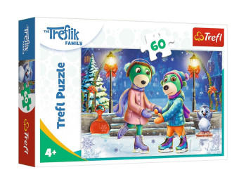 Пазли Трефлики на катку, 60 елементів, Trefl