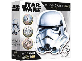 Деревянный пазл Trefl Wood Craft Star Wars Шлем Штурмовика, 160 элементов