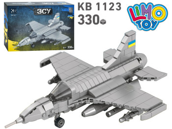 Конструктор военный самолет. Limo Toy KB 1123. 330 деталей